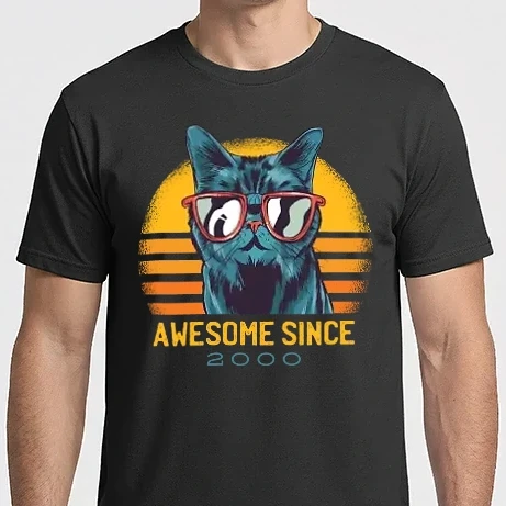 Férfi Imperial póló - Awesome since 2000 Cat Cicás póló
