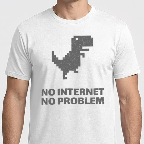 Férfi Imperial póló - No internet, no problem