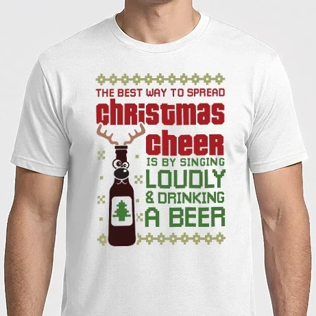 Férfi Imperial póló - Christmas cheer beer csúnya pulcsi