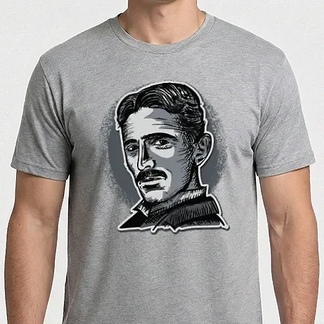 Férfi Imperial póló - Nikola Tesla