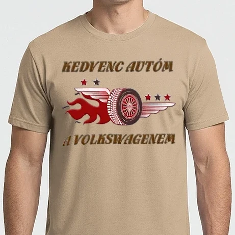 Férfi Imperial póló - Kedvenc autóm a volkswagenem
