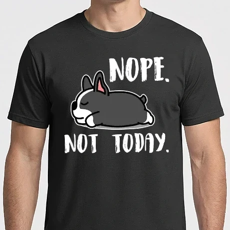 Férfi Imperial póló - Boston terrier nope not today