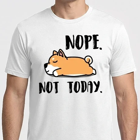 Férfi Imperial póló - Akita Nope Not Today
