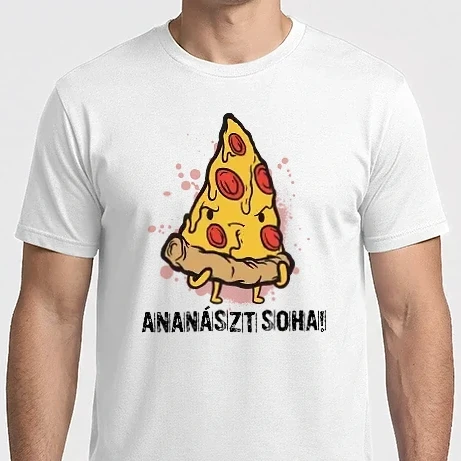Férfi Imperial póló - Ananászt soha!