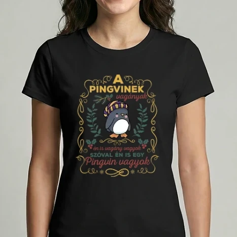 Női Imperial póló - A pingvinek vagányak