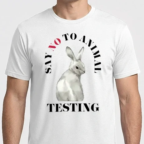 Férfi Imperial póló - Say NO to animal testing