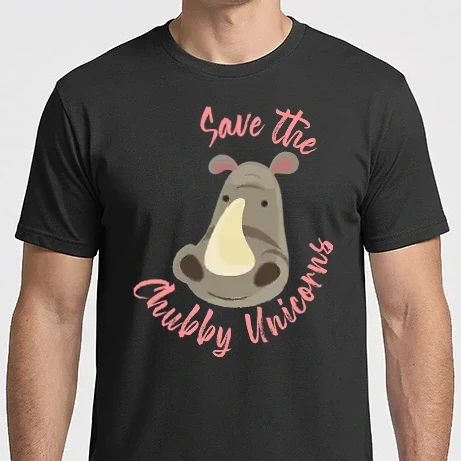 Férfi Imperial póló - Save the chubby unicorns