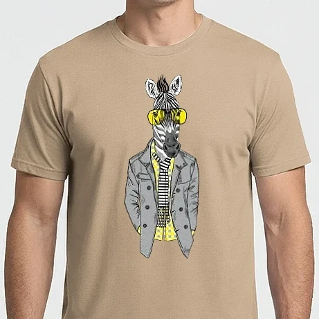 Férfi Imperial póló - Hipszter zebra