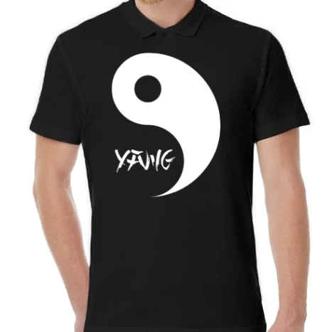 Férfi galléros Póló - Yang