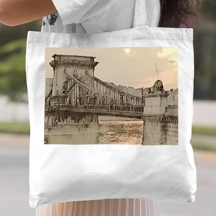 Vászontáska - Retro Lánchíd