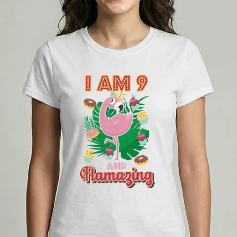 Női Imperial póló - FLAMAZING SZÜLINAPOS 9 éves