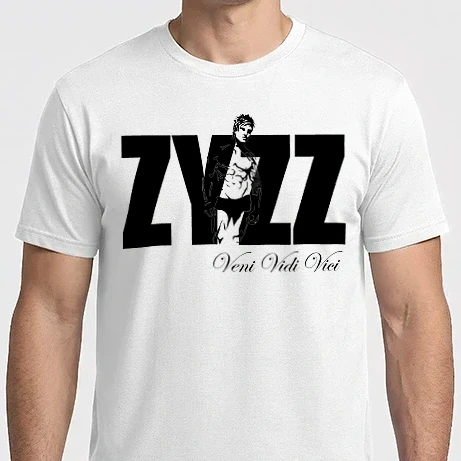 Férfi Imperial póló - Zyzz - Veni Vidi Vici - Fekete
