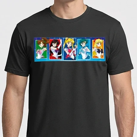 Férfi Imperial póló - Sailor Moon Characters