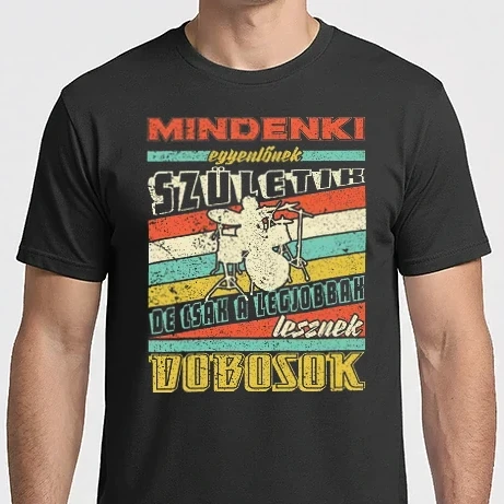 Férfi Imperial póló - Retro mindenki egyenlő dobos  