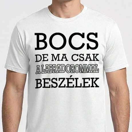 Férfi Imperial póló - Labradorommal beszélek