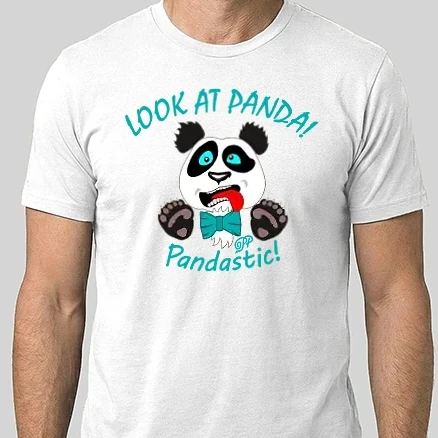 Férfi Alap póló - Figyeld a Pandát