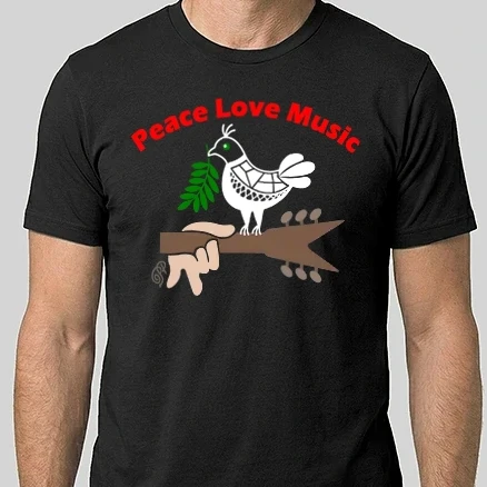 Férfi Alap póló - Fesztivál Békegalamb