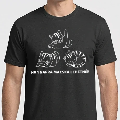 Férfi Imperial póló - Ha egy napra macska lehetnék