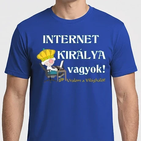 Férfi Imperial póló - Internet Királya Manó