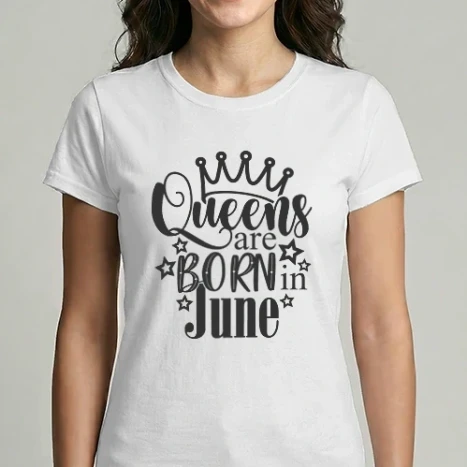 Női Imperial póló - Queens Are Born In