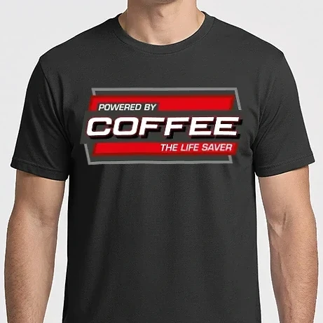 Férfi Imperial póló - Powered by Coffee