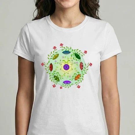 Női Imperial póló - handpan mandala