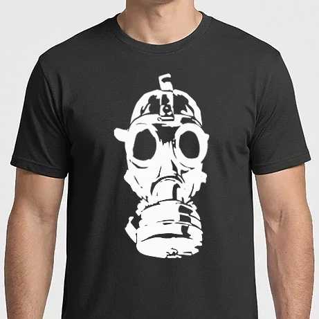 Férfi Imperial póló - Metro Toxic Gas Mask (Fehér)