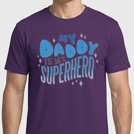 Férfi Imperial póló - Apa szuperhős - superhero