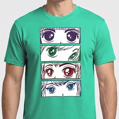 Férfi Imperial póló - Anime szemek