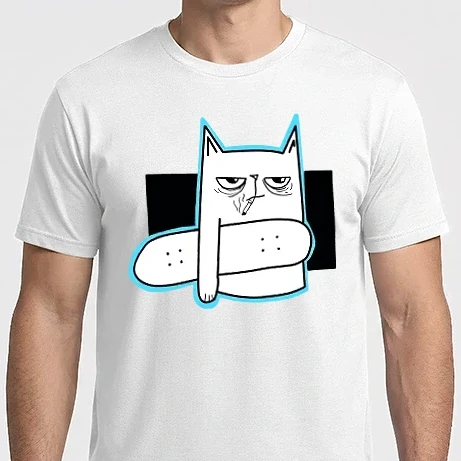Férfi Imperial póló - Smoking cat
