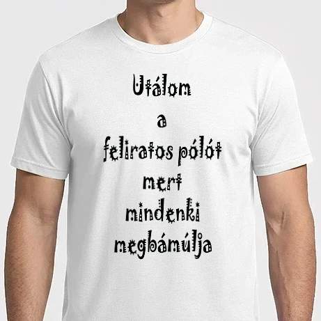 Férfi Imperial póló - Utálom Póló