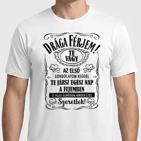 Férfi Imperial póló - Prémium drága Férjem
