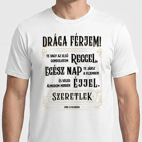 Férfi Imperial póló - Drága szerelmem