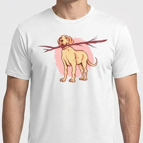 Férfi Imperial póló - Labrador kölyök