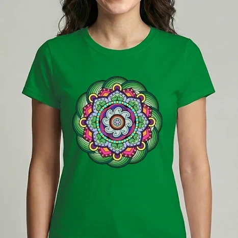 Női Imperial póló - mandala