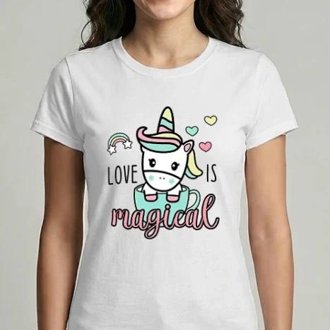 Női Imperial póló - Love Is Magical