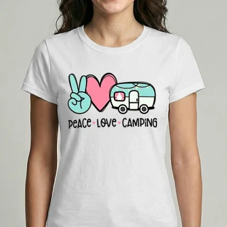 Női Imperial póló - Peace Love Camping