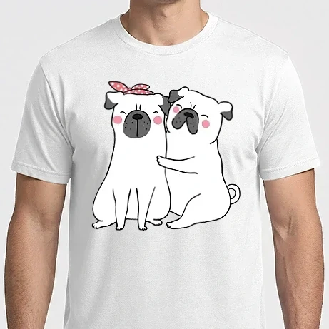 Férfi Imperial póló - SZERELMES MOPIK
