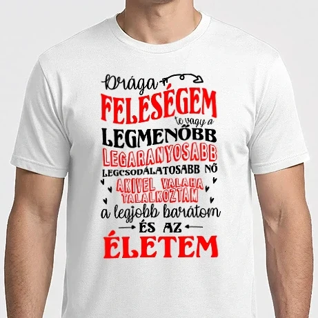 Férfi Imperial póló - Drága feleségem