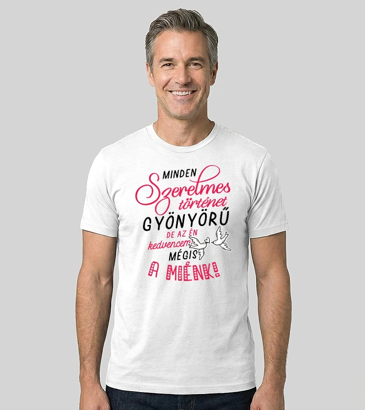Szerelmes történet – Férfi Alap póló