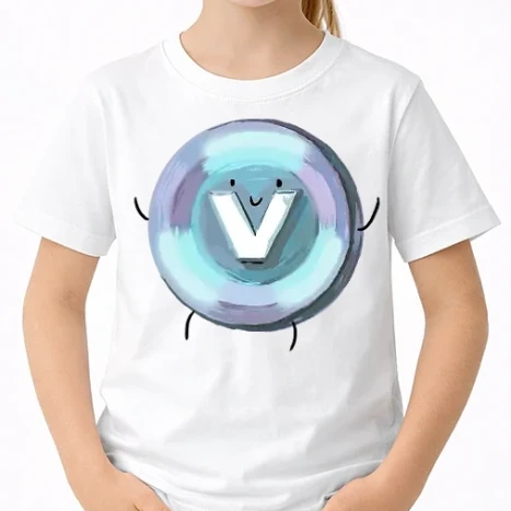 Uniszex gyerek Póló - V-bucks