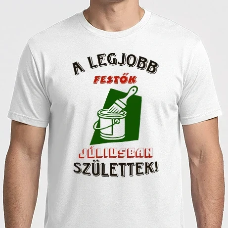 Férfi Imperial póló - Festő szülinapja július