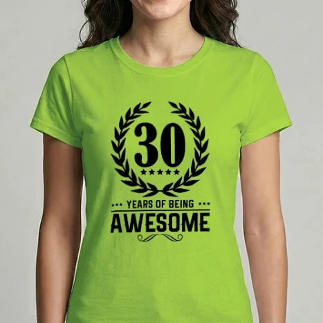 Női Imperial póló - 30 years awesome
