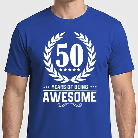 Férfi Imperial póló - 50 years awesome
