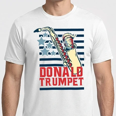 Férfi Imperial póló - donald trumpet_yoh