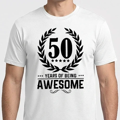 Férfi Imperial póló - 50 years awesome