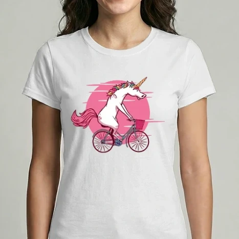 Női Imperial póló - Unicorn Bicycle