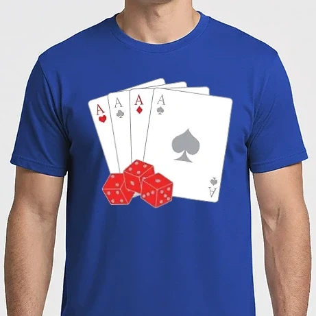 Férfi Imperial póló - Dices and Cards