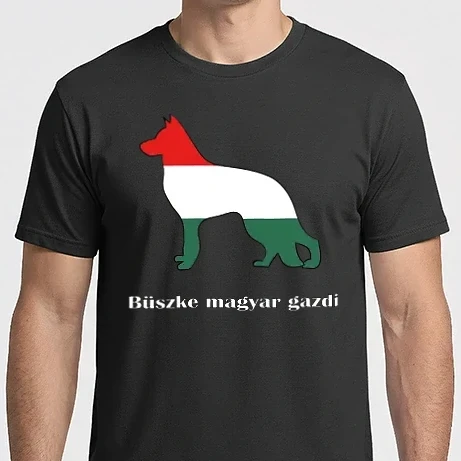 Férfi Imperial póló - Német juhászkutya - magyar