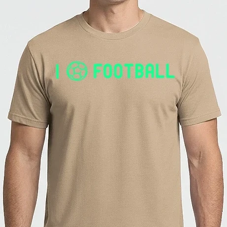 Férfi Imperial póló -  i heart football